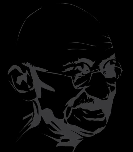 Gandhi Aesthetic Image